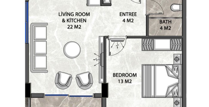 Apartments, Turkey, Alanya, Demirtash (018473) - pictures 17