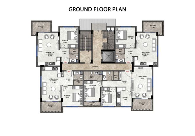 Apartments, Turkey, Alanya, Demirtash (018473) - pictures 13