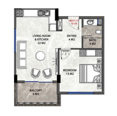 Apartments, Turkey, Alanya, Demirtash (018473) - pictures 17