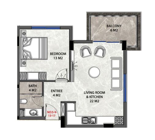 Apartments, Turkey, Alanya, Demirtash (018473) - pictures 18