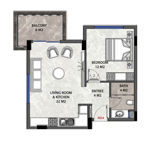 Apartments, Turkey, Alanya, Demirtash (018473) - pictures 19