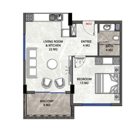 Apartments, Turkey, Alanya, Demirtash (018473) - pictures 20