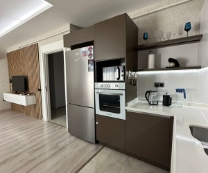 Elite 2+1 apartment with a huge terrace and sea views in an elite complex in Mersin, Soli district (26200)