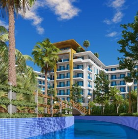 Сучасна квартира у житловому комплексі у мальовничому районі Тюрклер (26500)