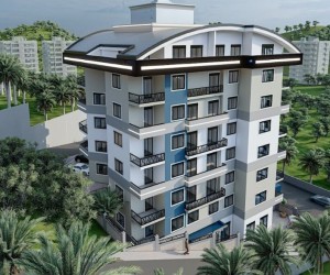 Cozy apartment in a modern residential complex in Mahmutlar area (26600)