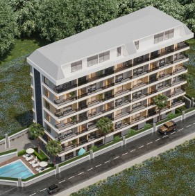  Роскошные квартиры в престижном комплексе от застройщика в районе Махмутлар (00695)