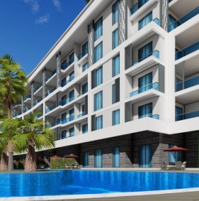 Простора квартира в масштабному житловому комплексі в районі Тюрклер (28300)