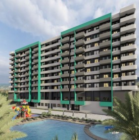 Апартаменти в сучасному житловому комплексі в районі Томюк (021165)