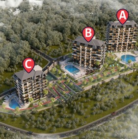 Жилой комплекс квартир в Авсалларе (001449)