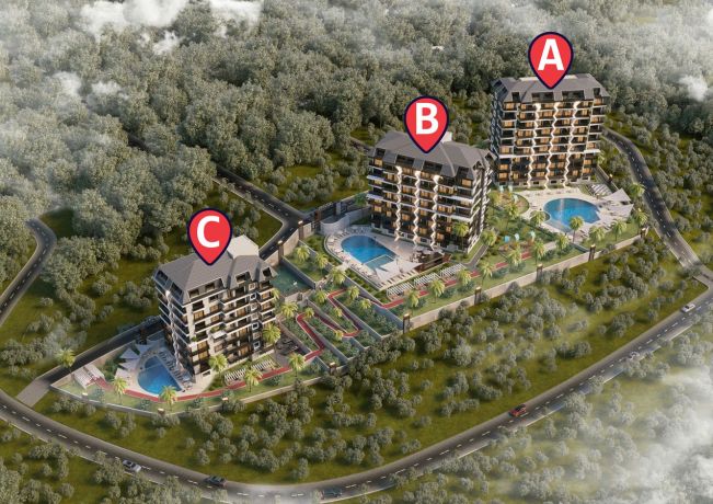 Apartments, Turkey, Alanya, Avsallar (001449) - pictures 1