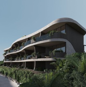 Апартаменты с панорамным видом на океан, живописный район Улувату (009493)