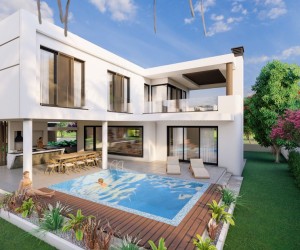 A unique complex of exclusive and comfortable villas in the Yenibogazici area (010105)