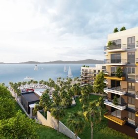 Apartments on the first line. Sea view (002323)