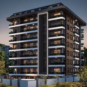 Апартаменты в жилом комплексе в развивающемся районе Гюллер Пинари (00756)