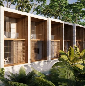 Виллы в комплексе в районе Букит на живописном острове Бали (019138)