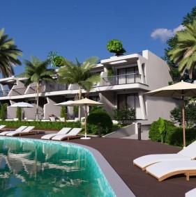 Виняткові апартаменти з видом на море в районі Татлису (006303)