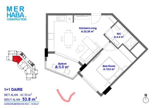 Apartments, Turkey, Alanya, Mahmutlar (30400) - pictures 12
