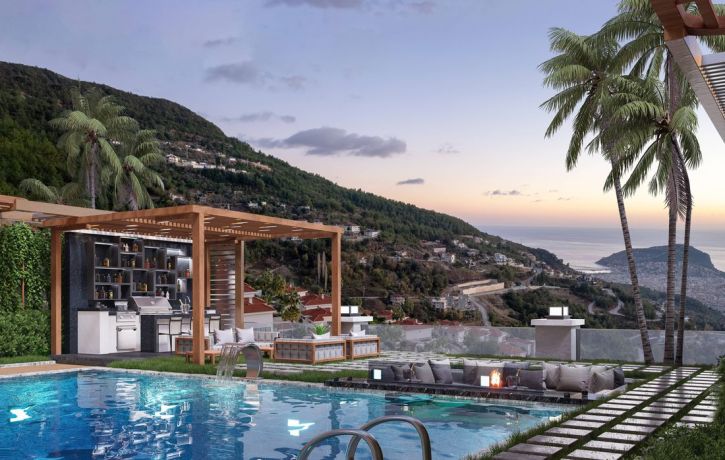 Виллы, Турция, Алания, Тепе (008478) - фото 14