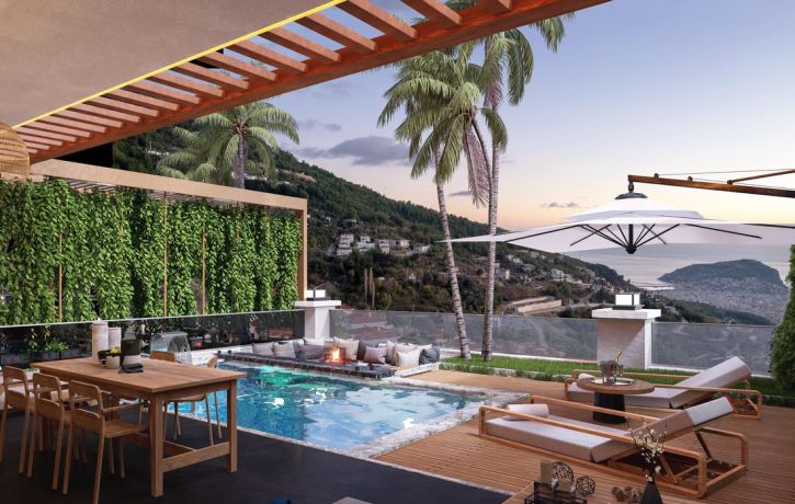 Виллы, Турция, Алания, Тепе (008478) - фото 15