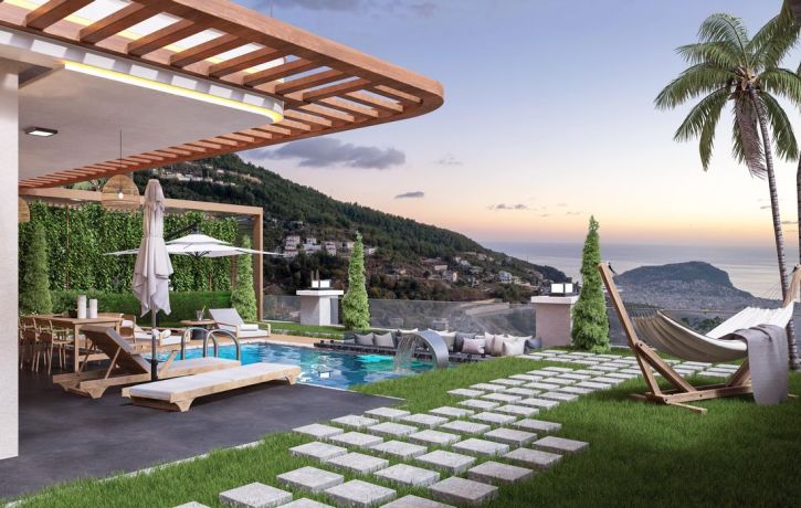 Виллы, Турция, Алания, Тепе (008478) - фото 16