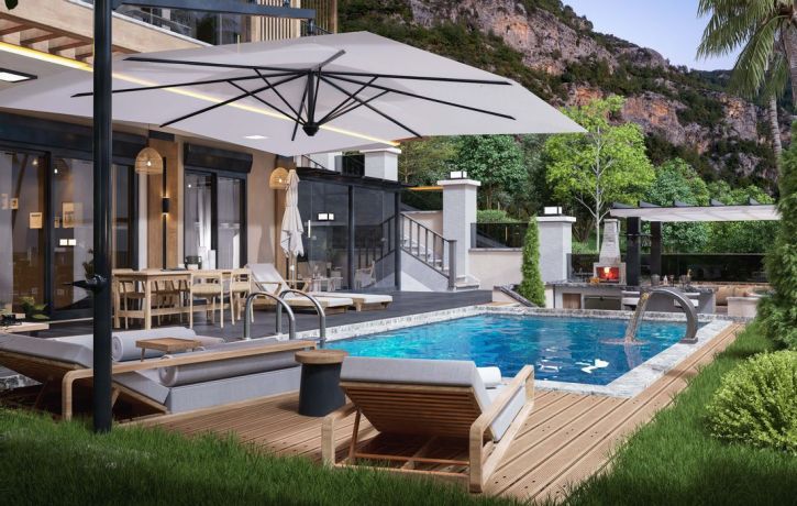 Виллы, Турция, Алания, Тепе (008478) - фото 18