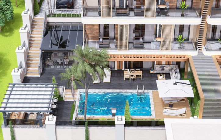 Виллы, Турция, Алания, Тепе (008478) - фото 19