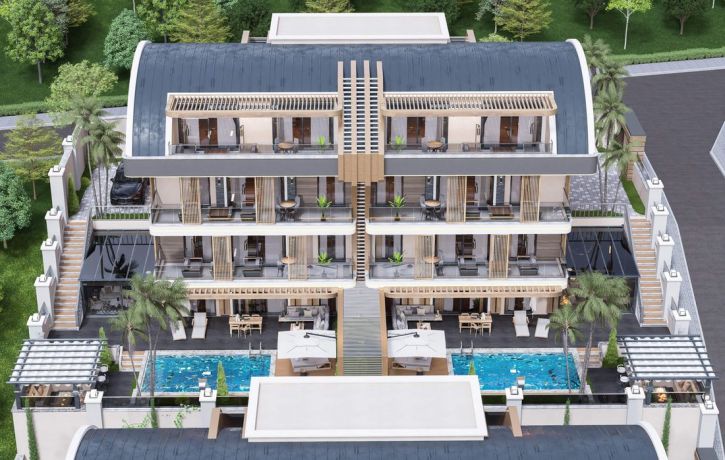 Виллы, Турция, Алания, Тепе (008478) - фото 3