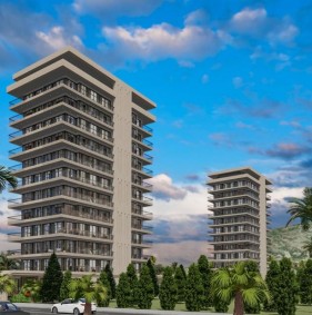 Spacious apartments in a residential complex in Mahmutlar (001441)