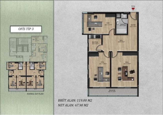 Квартиры, Турция, Мерсин (003458) - фото 15