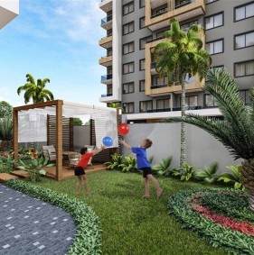 Затишна квартира в сучасному житловому комплексі в районі Авсаллар (32400)