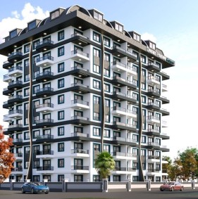 Квартира 1+1 в комфортному житловому комплексі в Газіпаше (33400)