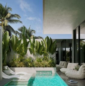 Потрясающие виллы в комплексе в районе Улувату (00496)