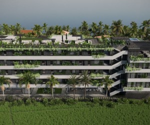 Luxurious apartment complex just 60 meters from the ocean in Canggu (001505)
