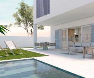 Квартира с частным бассейном в 400 метрах от пляжа в Торре-де-ла-Орадада (016237)