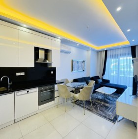 Apartment 1+1 in a new apartment complex in the resort area of ​​Mahmutlar (0320001)