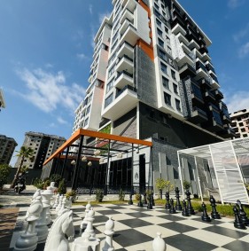 Затишна квартира 1+1 у новому комплексі в Махмутларі, 600 м від моря! (0360001)