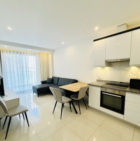 Затишна квартира 1+1 у західній частині Махмутлара (0430001)