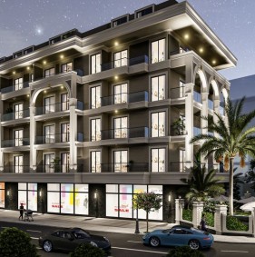 Современные квартиры в строящемся жилом комплексе в районе Гюллер Пинари (015161)