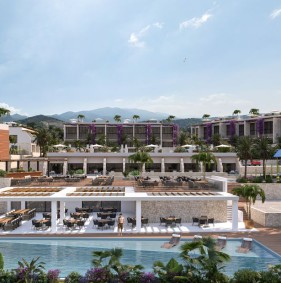 Apartments in a modern residential complex in the best coastal area of ​​Esentepe (006301)