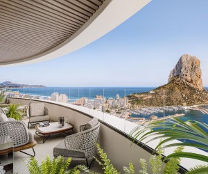 Spacious apartment with sea views opposite the beach of Calpe (076237)