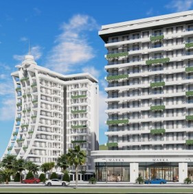 Квартира 1+1 у готовому житловому комплексі в районі Махмутлар (38600)