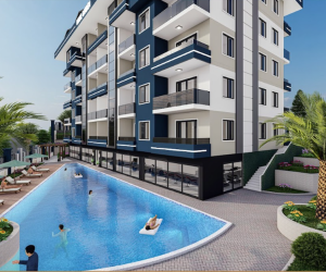 Apartments in a residential complex at the final stage of construction in the Kestel area (007254)