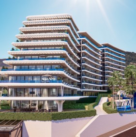 Просторные квартиры в новом жилом комплексе в районе Каргыджак (001422)