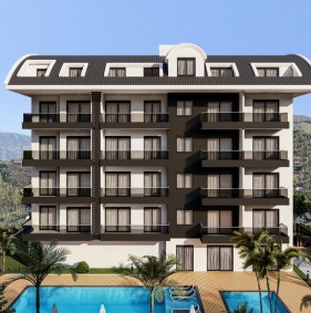 Затишна квартира 2+1 у новому проекті в Аланії, район Оба (39400)