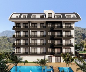 Cozy 2+1 apartment in a new project in Alanya, Oba district (39400)