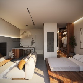 Уникальный жилой комплекс вилл на живописном берегу океана на острове Бали (008320)