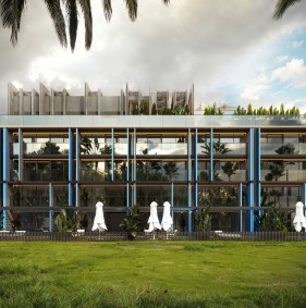 Современный жилой комплекс апартаментов на полуострове Букит (009320)