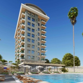 Современные апартаменты в новом инвестиционном проекте в районе Махмутлар (39500)