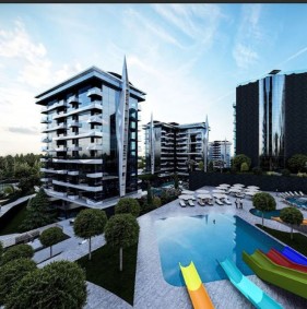 Квартира 1+1 у новому проекті преміум-класу в Авсалларі (39700)