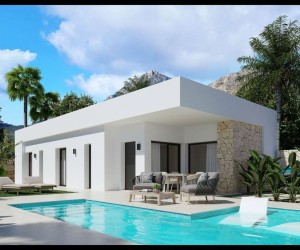 Luxury villas in a complex in Finestrat (080237)